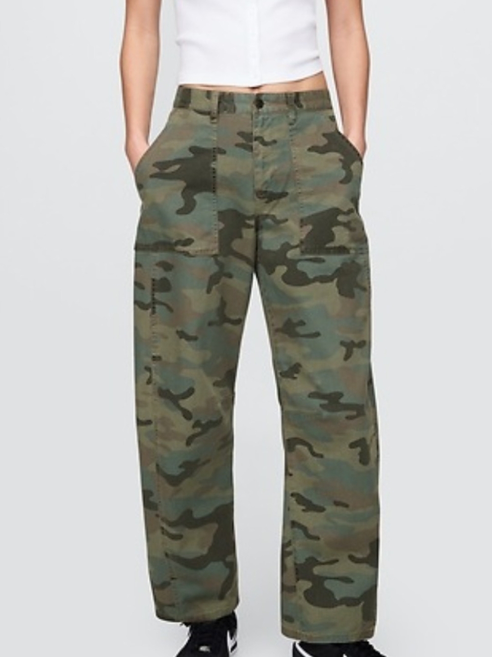 Classic Camo Utility Pants - Green Camouflage